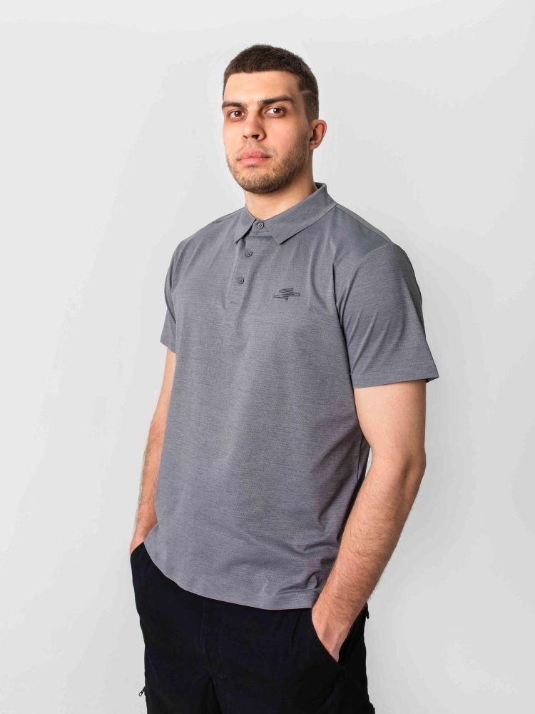 Универсальная футболка-поло Remington Polo Comfort Gray для городского гардероба